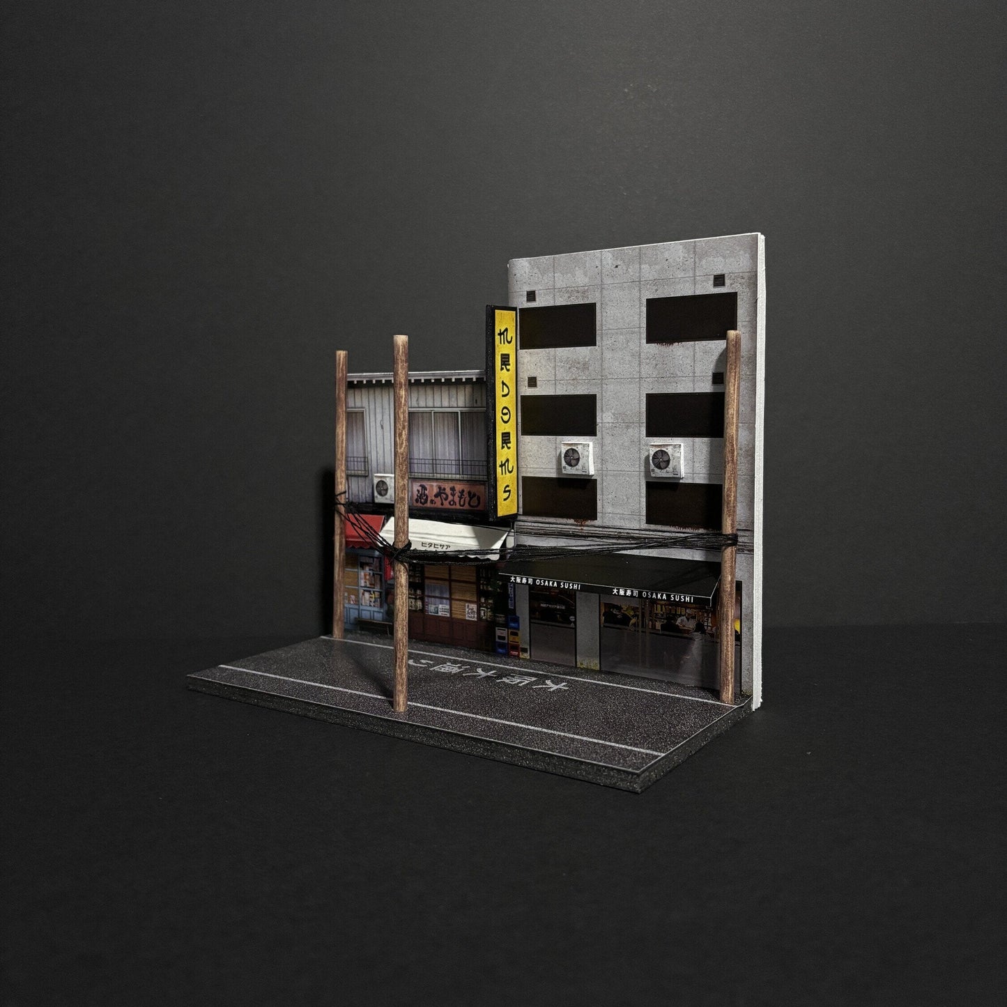 Mr Dioramas Osaka Japan V1 Street 1:64 Diorama Scene - AUSSIE diecast