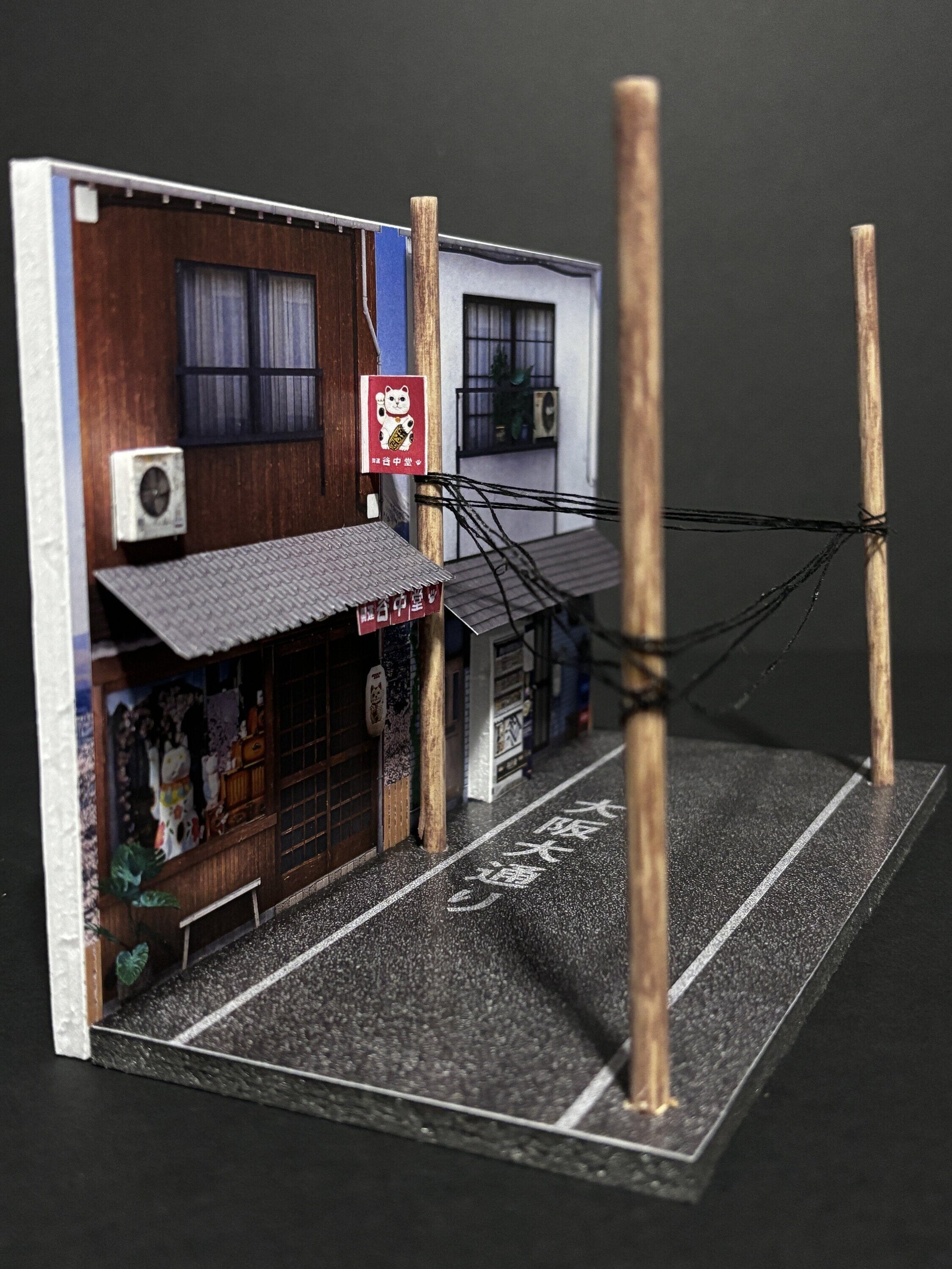 Mr Dioramas Osaka Japan V2 Street 1:64 Diorama Scene