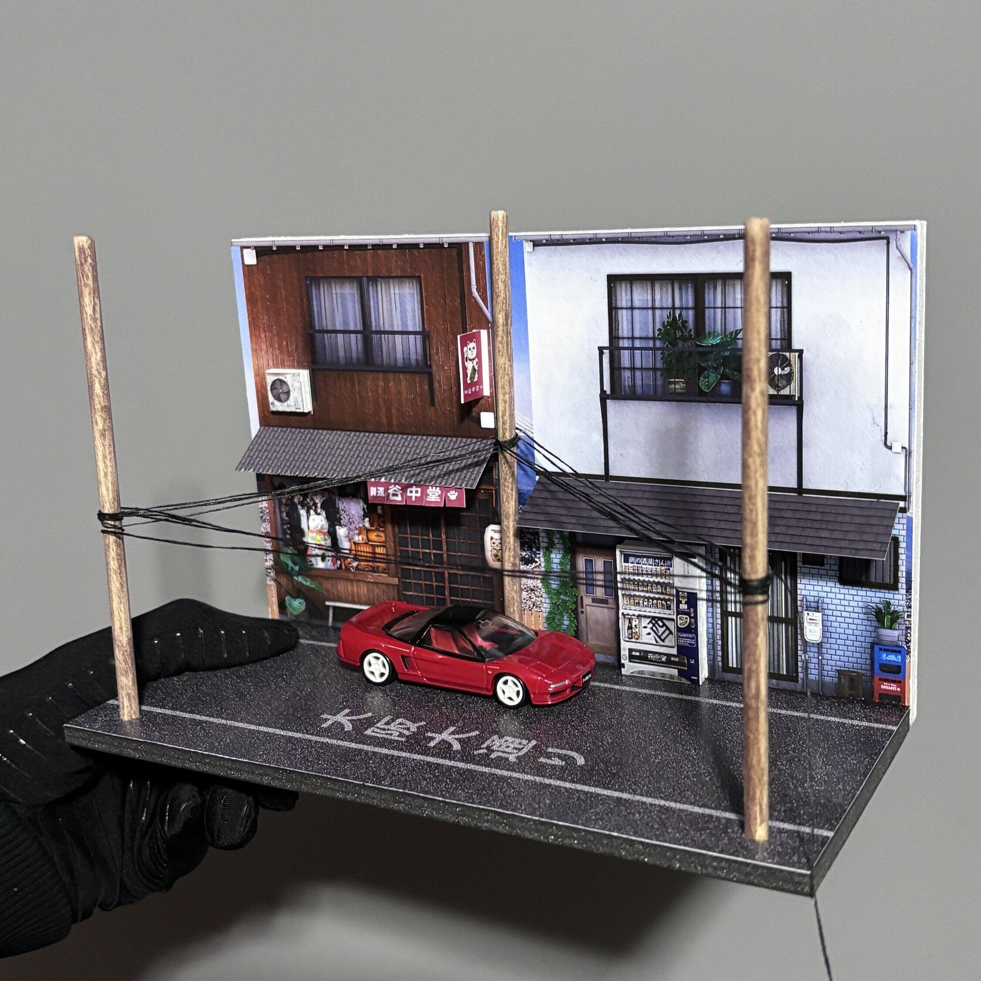 Mr Dioramas Osaka Japan V2 Street 1:64 Diorama Scene
