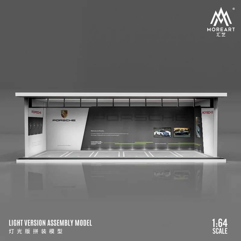 MOREART Porsche Light Assembly 1:64 Diorama with LED Lighting