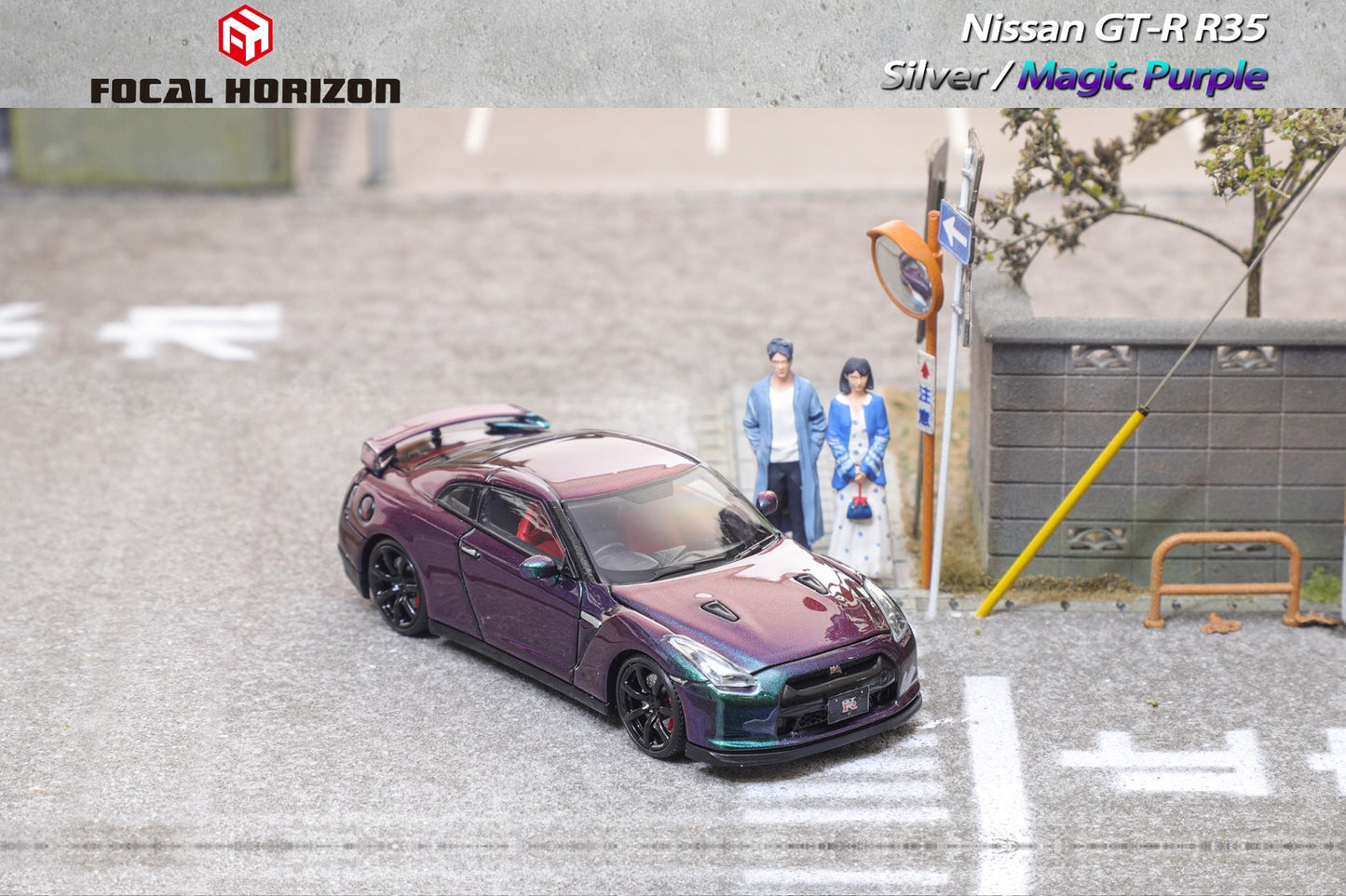 *PREORDER* Focal Horizon 1:64 Nissan Skyline GTR R35 Magic Purple