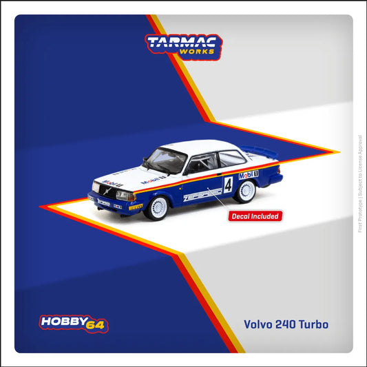 Tarmac Works X Hobby64 1/64 Volvo 240 Turbo Malaysian Group A Championships 1987 Winner