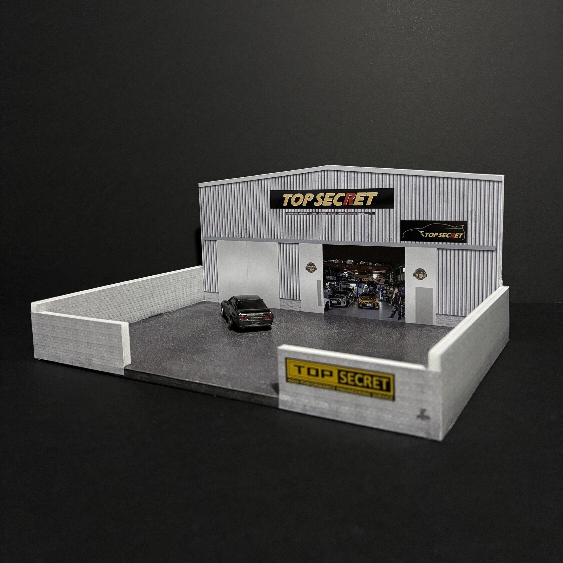 Mr Dioramas Top Secret Garage 1:64 Diorama Scene - AUSSIE diecast