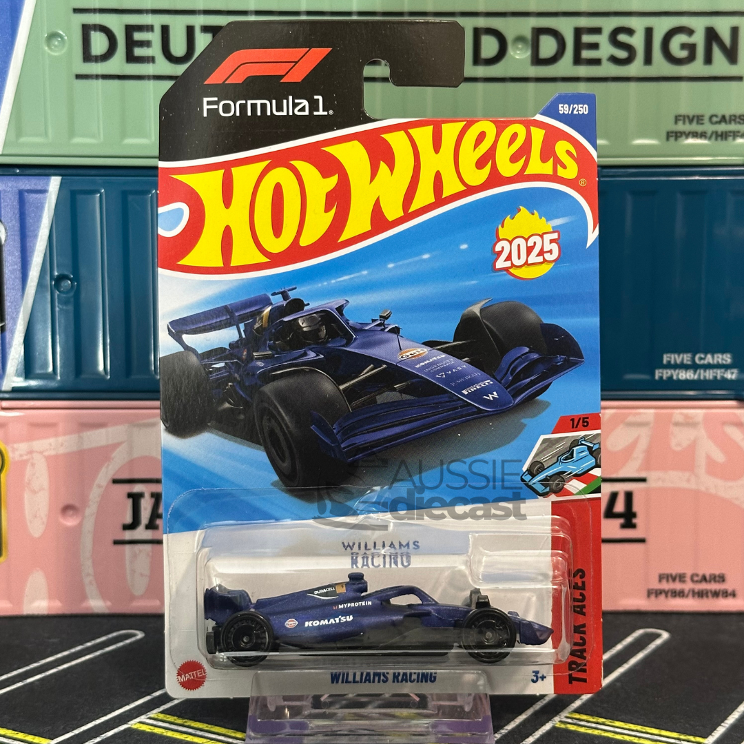Hot Wheels 2025 Formula 1 Racing Mainline 59/250 Williams Racing - AUSSIE diecast