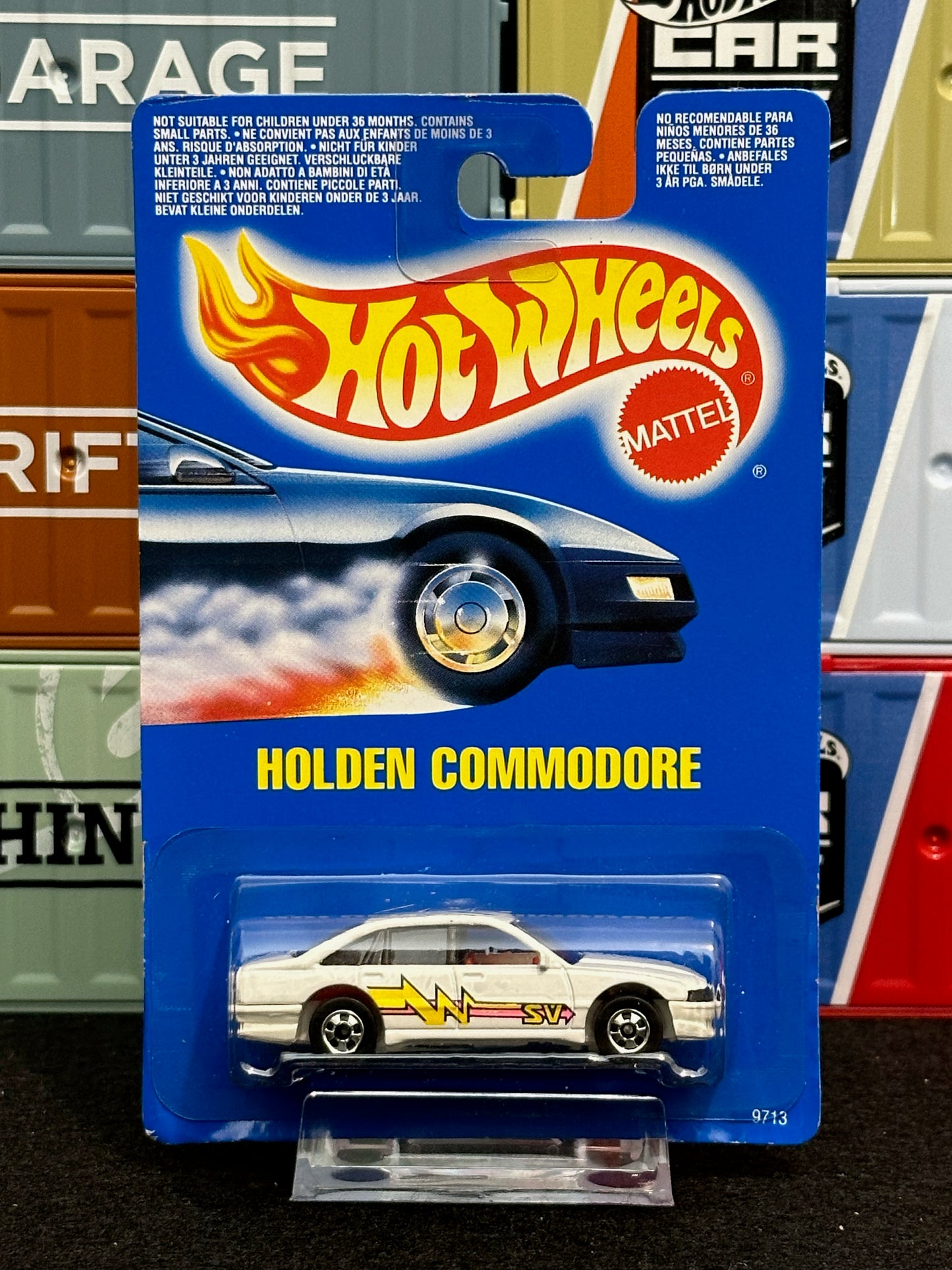 Hot Wheels 1991 Holden Commodore Mainline White