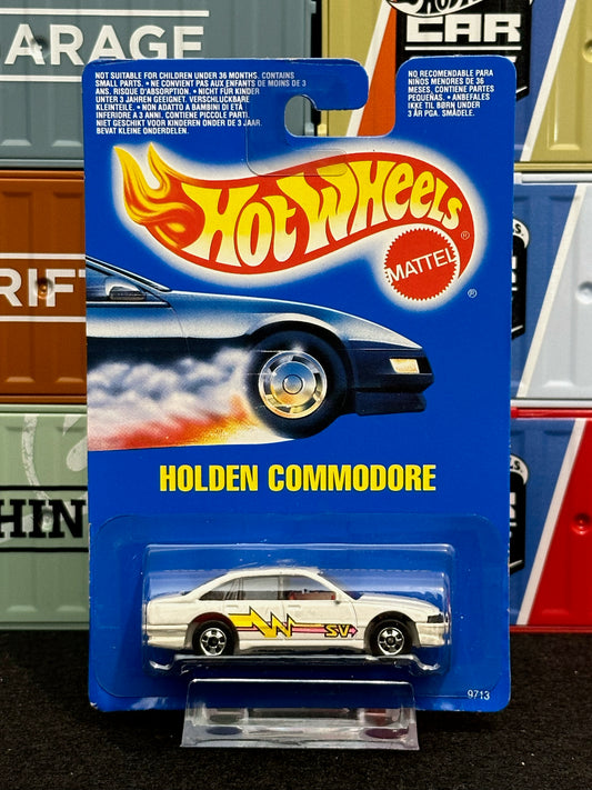 Hot Wheels 1991 Holden Commodore Mainline White - AUSSIE diecast