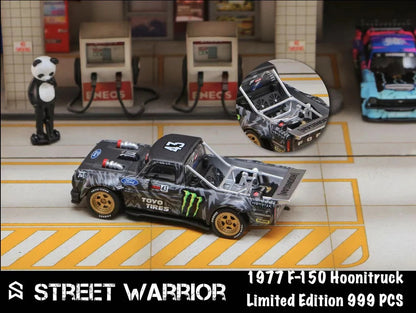 Street Warrior 1:64 Ken Block's 1965 Ford Mustang Hoonicorn RTR  1977 Ford F-150 Hoonitruck