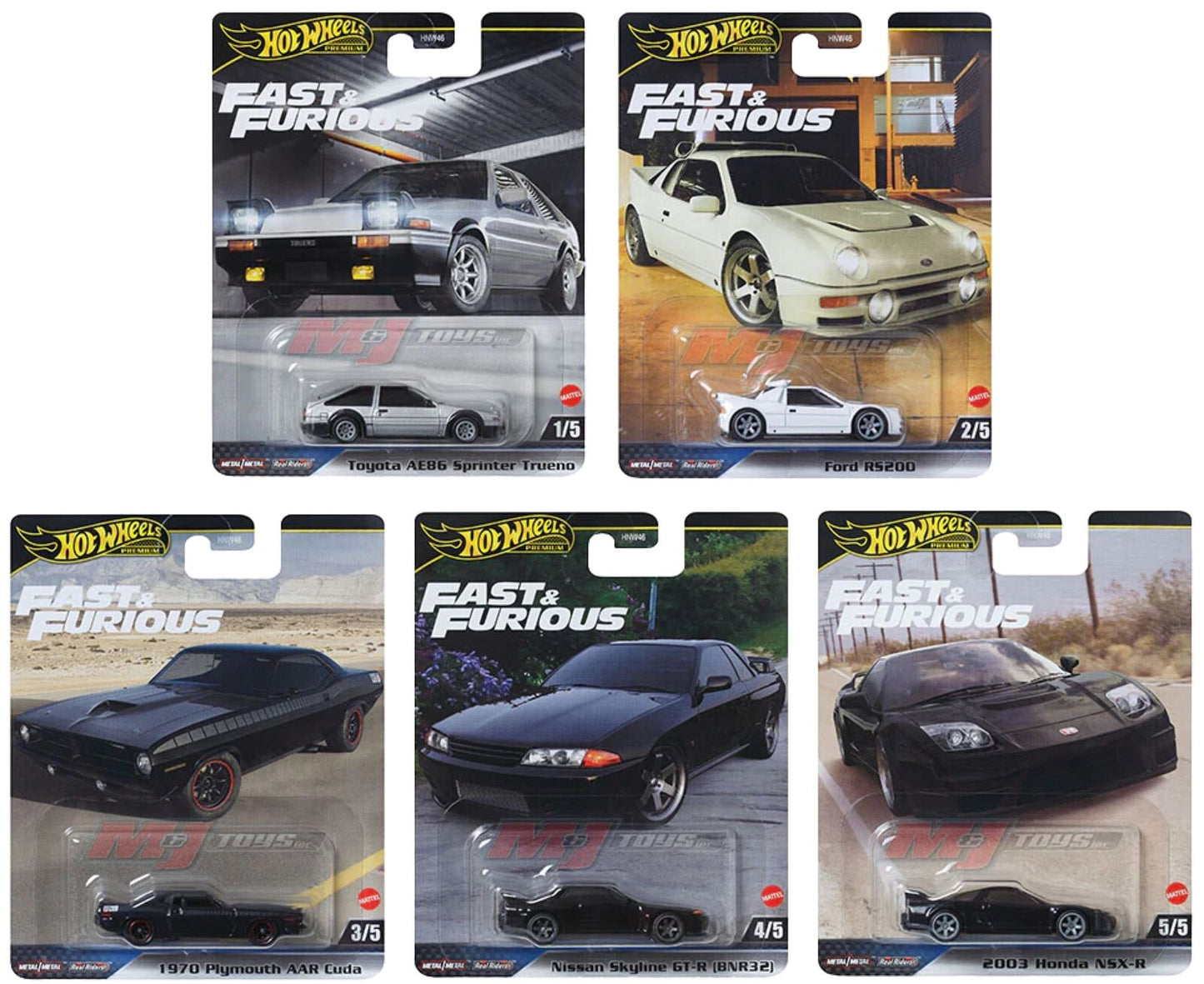 Hot Wheels 2024 Fast & Furious Premium case E (HNW46)