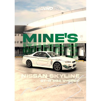 INNO64 Nissan Skyline GT-R (R34) V-Spec N1 Tuned By "MINES"