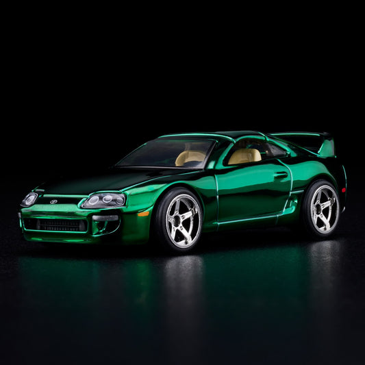 Hot Wheels 2025 RLC Exclusive 1997 Toyota Supra British Racing Green Aussie Diecast