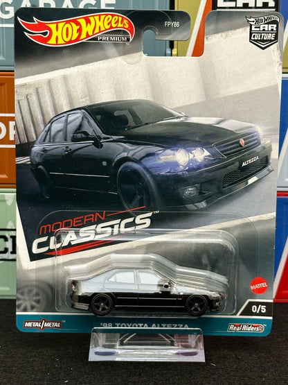 Hot Wheels Car Culture Chase Modern Classics 0/5 98 Toyota Altezza