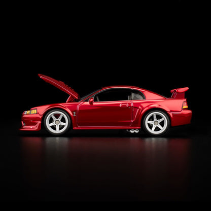 Hot Wheels 2025 RLC Exclusive 2000 Ford Mustang SVT Cobra R bright red Aussie diecast